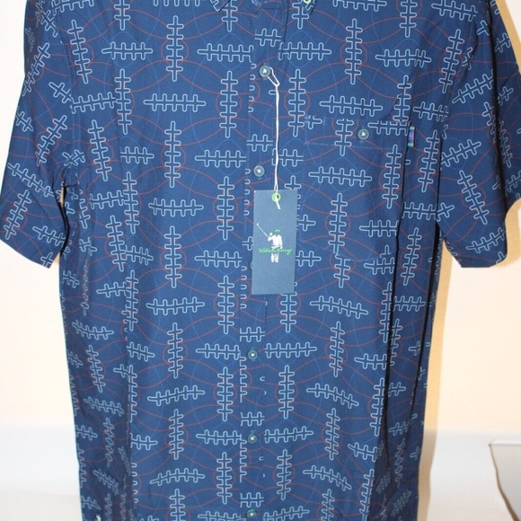 NWT $85 Mens WILLIAM "Bill" MURRAY GOLF Laces Out SS Button Sport Shirt L - Picture 3 of 9